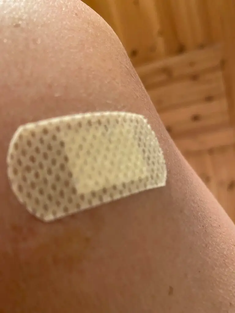 Plåster på arm